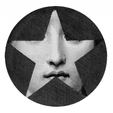 Декоративная тарелка Fornasetti 30.CR.BW.R01-277