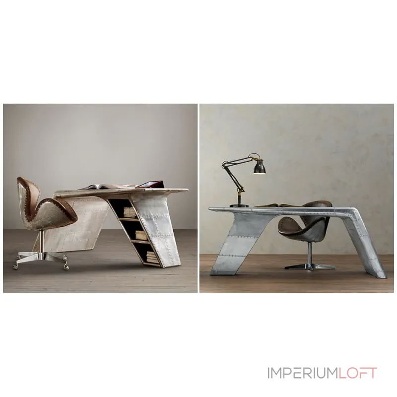 Рабочий стол Aviator desk Restoration Hardware  от ImperiumLoft