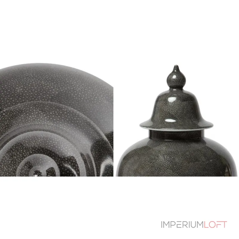 Керамическая ваза Серый скат от ImperiumLoft