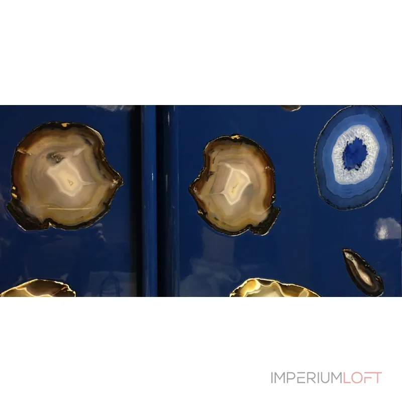 Patrick Naggar Gem Cabinet шкаф украшенный агатами  от ImperiumLoft