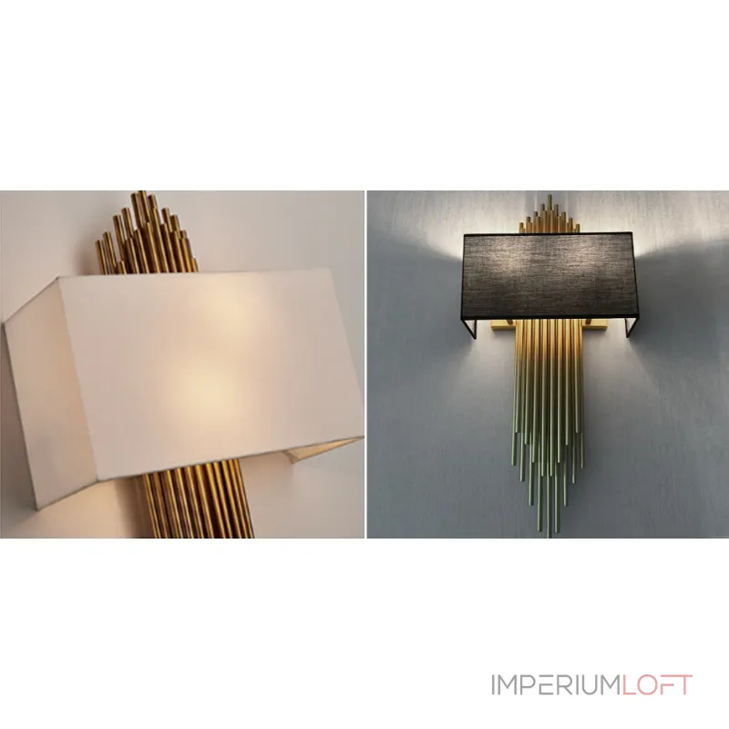 Бра Sohne CG 90-0009 FIORE Black H120 W43 от ImperiumLoft