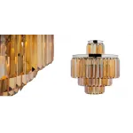 Подвесная люстра RH 1920s Odeon Smoke Chandelier 50/4