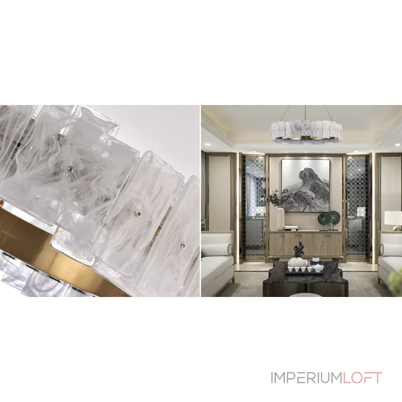 Подвесная люстра Frost Patterns & Brass D60