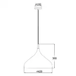 Подвесной светильник Dairy Light Dome от ImperiumLoft