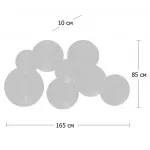 Арт-объект Apollo Gold Wall Plaque Disc от ImperiumLoft