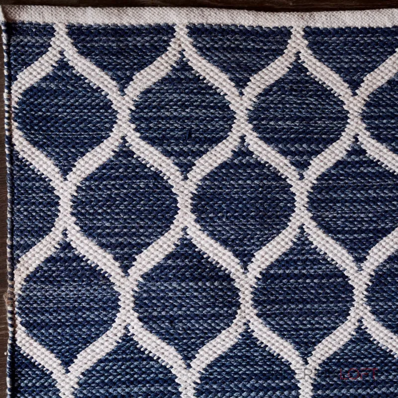 Ковер тканый Ornament Blue от ImperiumLoft Ковер тканый Ornament Blue от ImperiumLoft