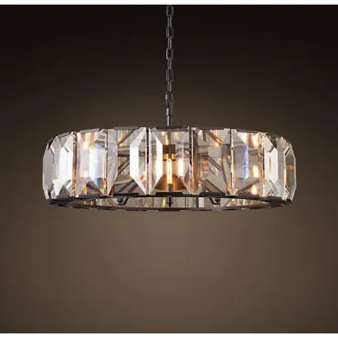 Подвесная люстра RH Harlow Crystal Round Chandelier 10