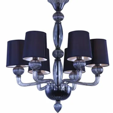 Подвесная люстра Lampadario Venezia nero VI