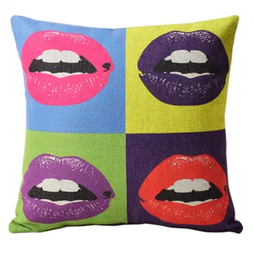 Декоративная подушка Lips Andy Warhol Декоративная подушка Lips Andy Warhol
