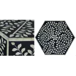 Табурет Inlaid Bone Hexagon от ImperiumLoft