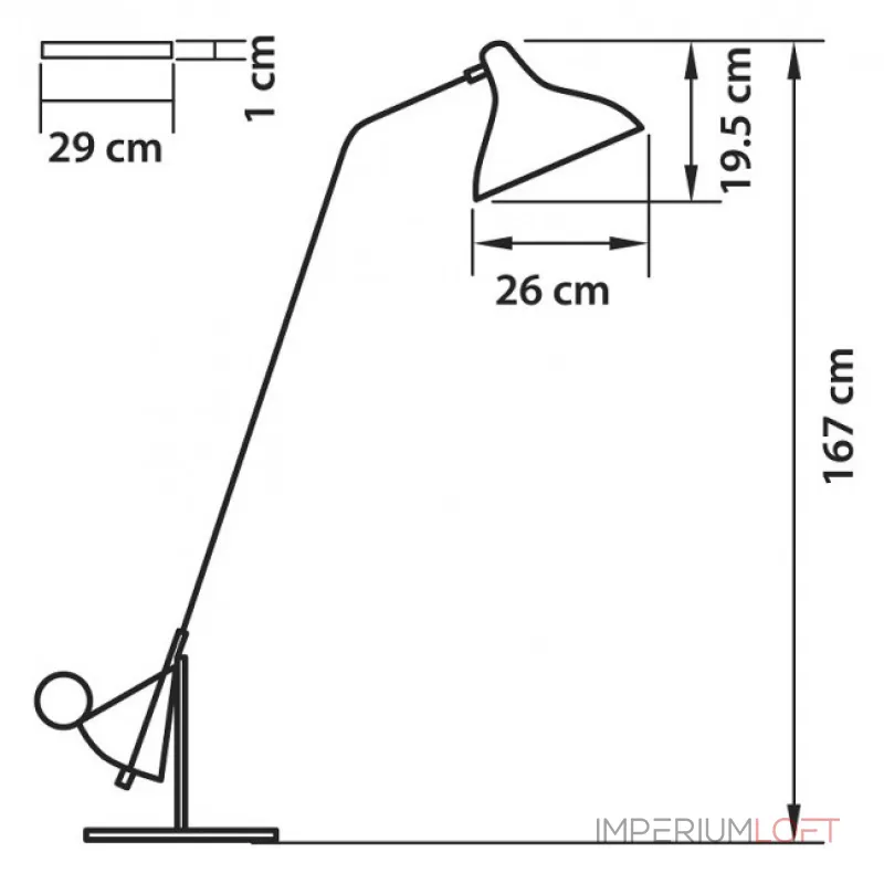 Торшер Lampara Floor Lamp от ImperiumLoft Торшер Lampara Floor Lamp от ImperiumLoft