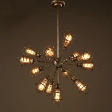 Подвесной светильник Loft Industrial Sputnik 13 Retro