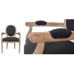 Стул French chairs Provence Black ArmChair от ImperiumLoft