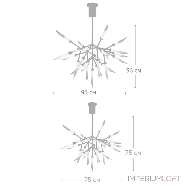 Люстра Spur Chandelier от ImperiumLoft Люстра Spur Chandelier от ImperiumLoft