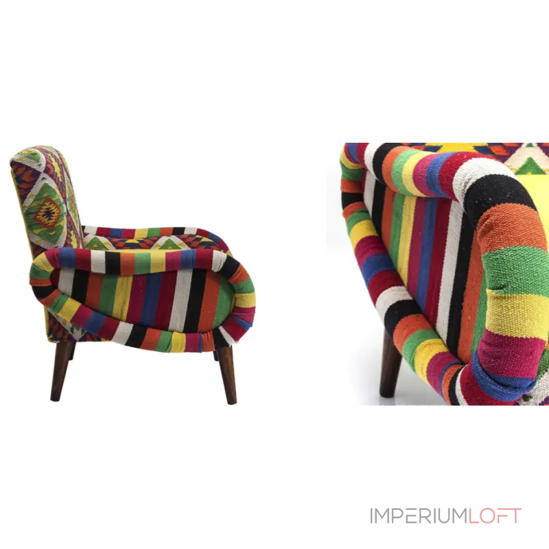 Кресло Ethnotica Kelim Chair от ImperiumLoft Кресло Ethnotica Kelim Chair от ImperiumLoft
