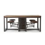 Большой рабочий стол Rupert Work Table Rustic от ImperiumLoft