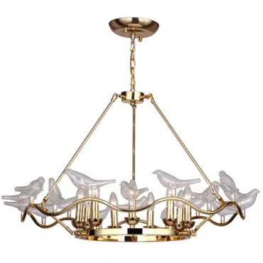Подвесная люстра Dove Chandelier Glass Bird 9