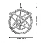 Подвесная люстра Loft American Sphere