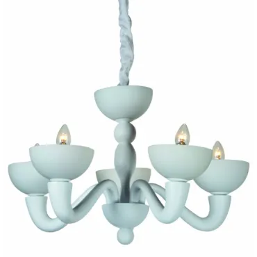 Подвесная люстра Lampadario Corteccia bianco 5 luci