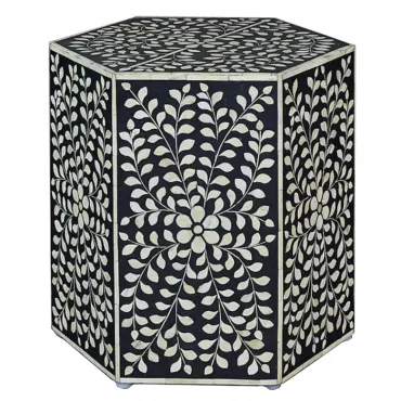 Табурет Inlaid Bone Hexagon