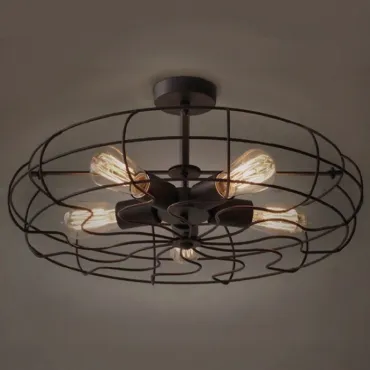 Потолочная люстра Grinder Top Loft Industrial Mill Потолочная люстра Grinder Top Loft Industrial Mill