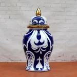 Китайская чайная ваза с крышкой Blue Pattern от ImperiumLoft