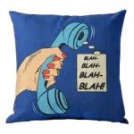 Декоративная подушка "Blah-blah-blah" от ImperiumLoft