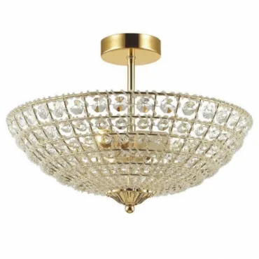 Потолочная люстра Casbah Crystal Top Lamp 3 Gold