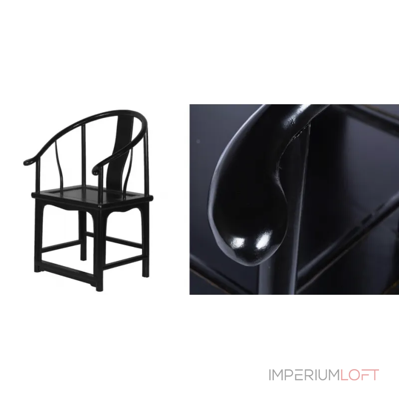 Кресло Chinese Armchair Black от ImperiumLoft