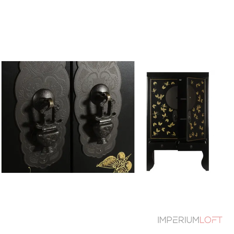 Шкаф Chinese Butterfly Black от ImperiumLoft