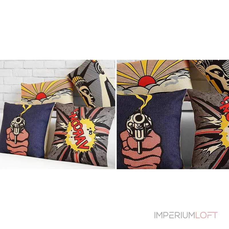 Декоративная подушка Comics от ImperiumLoft Декоративная подушка Comics от ImperiumLoft