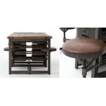Большой рабочий стол Rupert Work Table Rustic от ImperiumLoft
