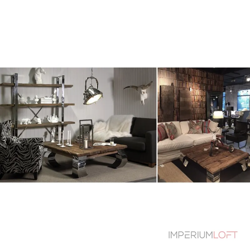 Стол кофейный Camargo Rectangular Coffee Table от ImperiumLoft Стол кофейный Camargo Rectangular Coffee Table от ImperiumLoft