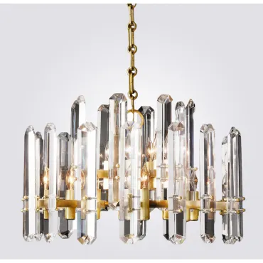 Подвесная люстра RH BONNINGTON Chandelier brass D800