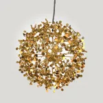 Подвесной светильник Tezani Argent Suspension Pendant lamp 85 gold D80