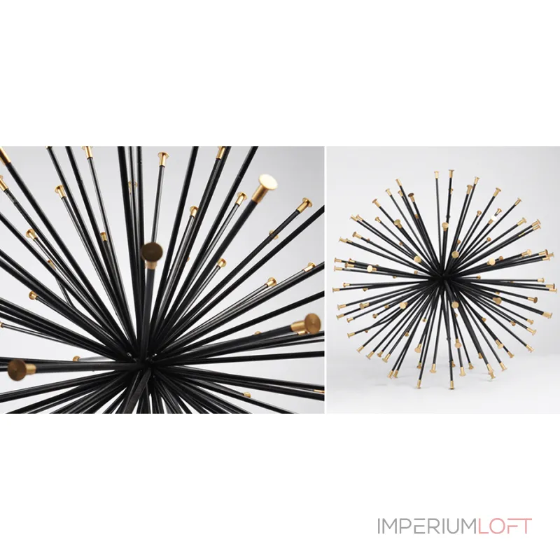 Декоративный элемент Black Roll Urchins от ImperiumLoft Декоративный элемент Black Roll Urchins от ImperiumLoft