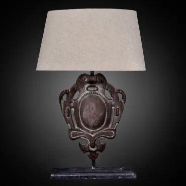 Настольная лампа RH Parisian Iron Shield Table Lamp Настольная лампа RH Parisian Iron Shield Table Lamp