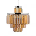 Подвесная люстра RH 1920s Odeon Smoke Chandelier 50/4