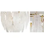 Люстра на штанге Textured glass Chandelier