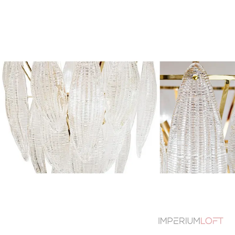 Люстра на штанге Textured glass Chandelier Люстра на штанге Textured glass Chandelier