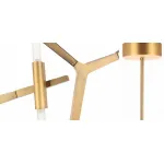 Подвесная люстра Агнес Chandelier Summer 8 Gold