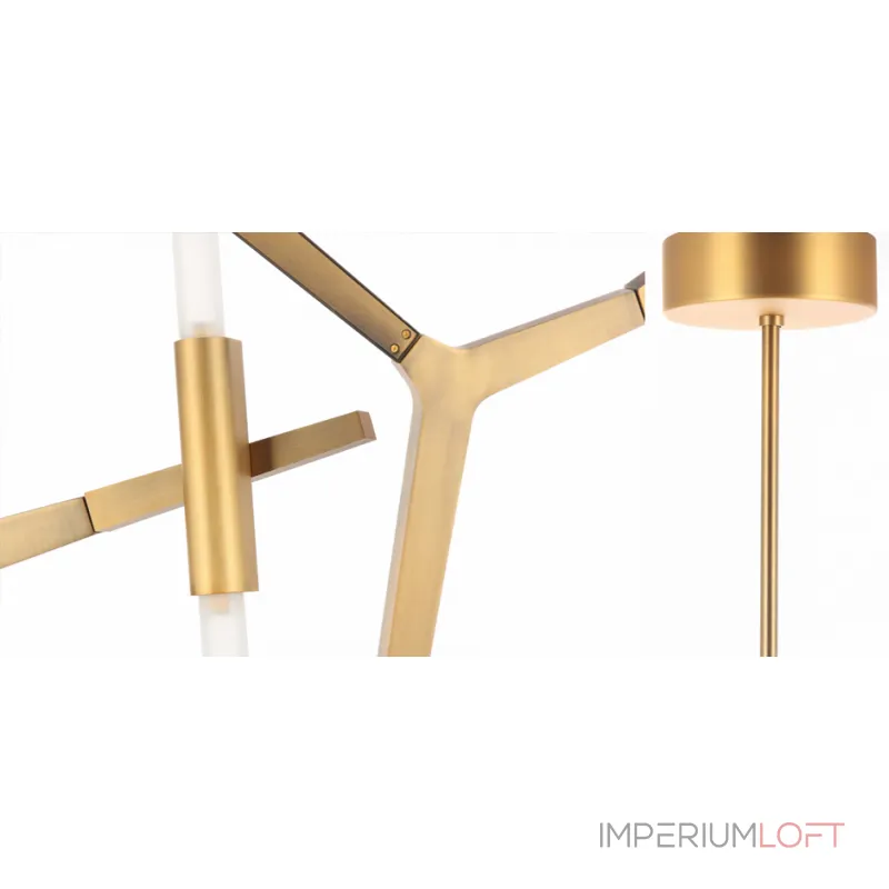 Подвесная люстра Агнес Chandelier Summer 8 Gold