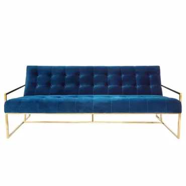 Софа Navy Velvet Apartment Sofa