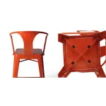 Барный стул Tolix Bar Stool 75 Armchair Backed от ImperiumLoft