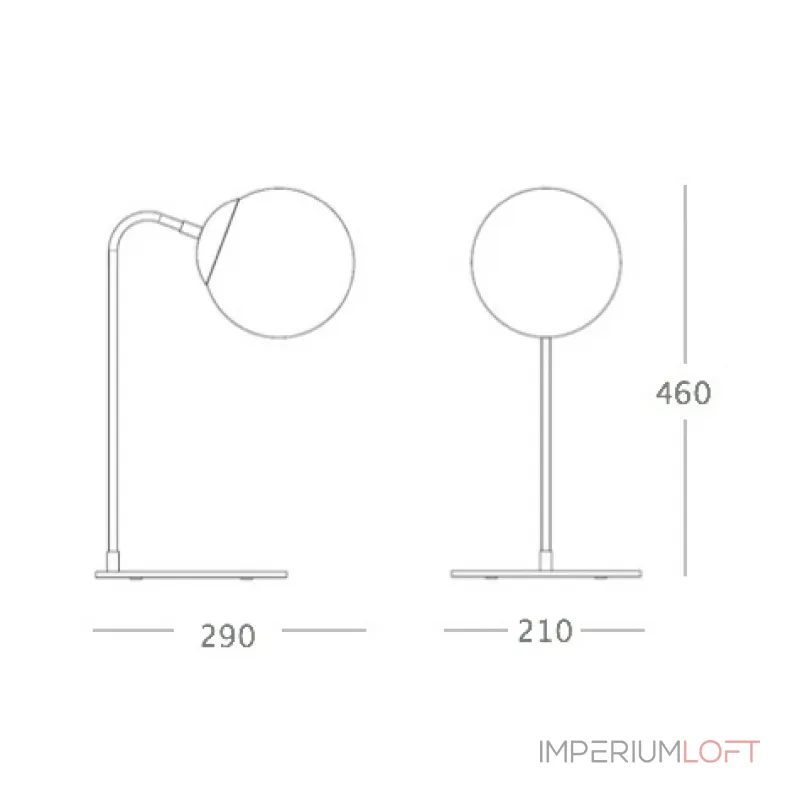 Настольная лампа Modo Desk Lamp от ImperiumLoft