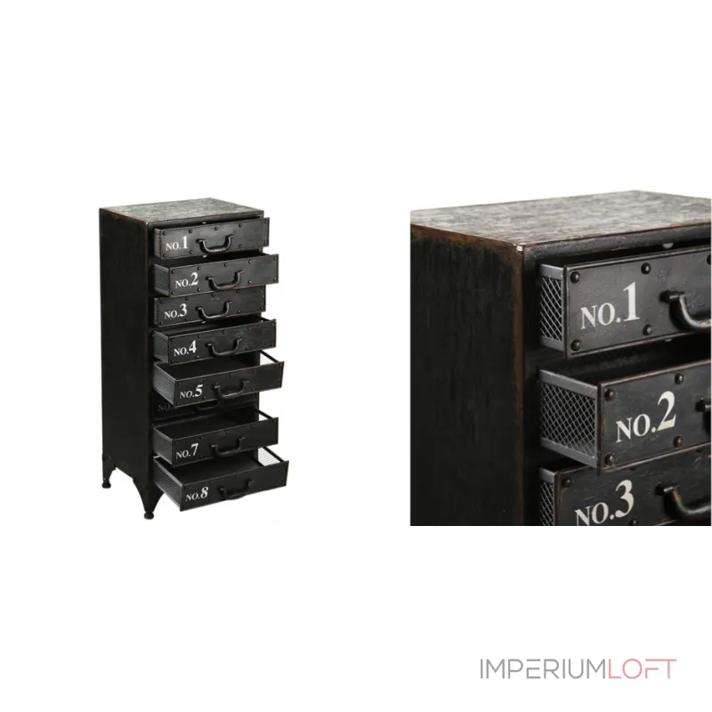 Комод Industrial Loft Rustic Iron 8 Drawer Dresser от ImperiumLoft Комод Industrial Loft Rustic Iron 8 Drawer Dresser от ImperiumLoft