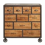 Комод на колесах Rolling Loft Industrial 12 Box от ImperiumLoft