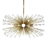 Люстра на штанге White Beaded Urchin Chandelier Sputnik 