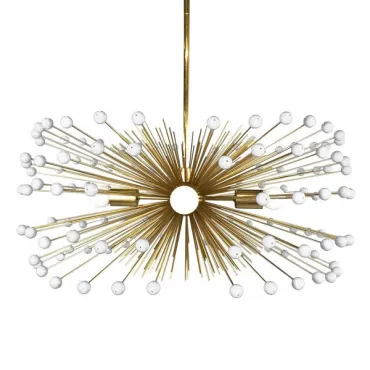 Люстра на штанге White Beaded Urchin Chandelier Sputnik 