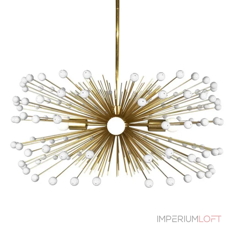 Люстра на штанге White Beaded Urchin Chandelier Sputnik Люстра на штанге White Beaded Urchin Chandelier Sputnik